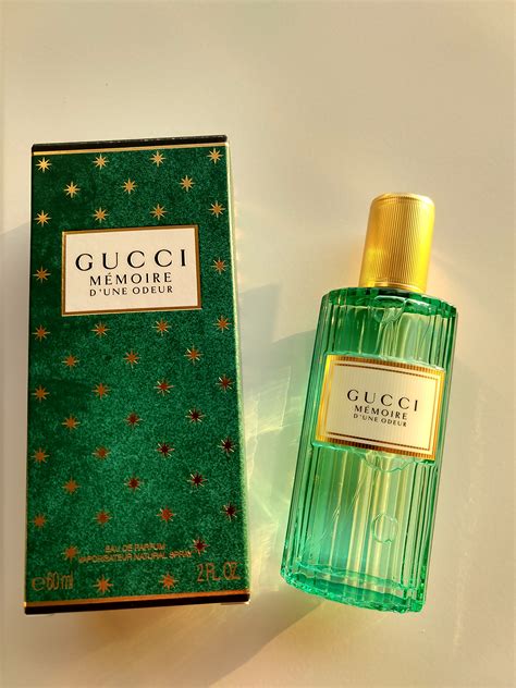 green Gucci perfume